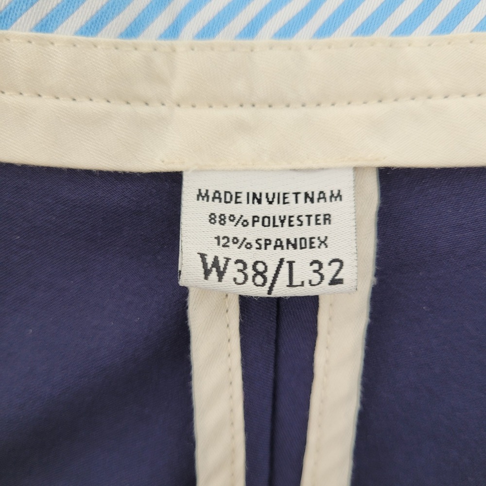 FootJoy Golf Pants‎ Mens 38x32 Navy Blue Performance Poly Spandex FJ Logo - Picture 3 of 6